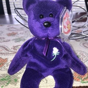 RARE RETIRED princess diana ty beanie baby. 1997